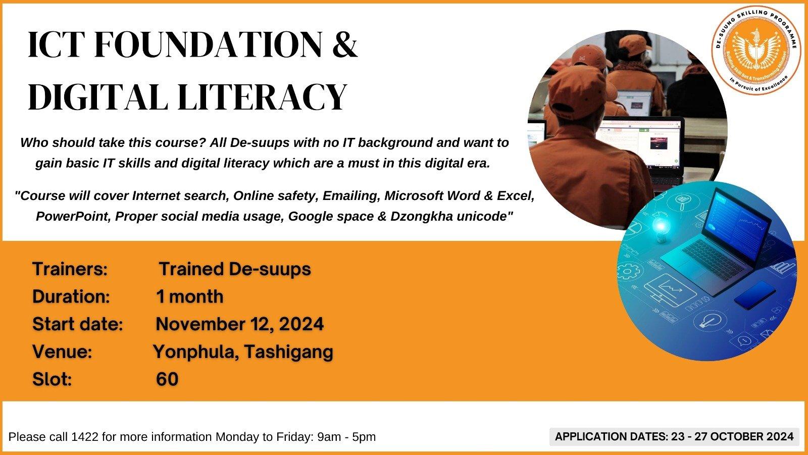 ICT Foundation & Digital Literacy